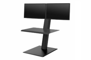 Dual monitor QuickStand Eco sit-stand station