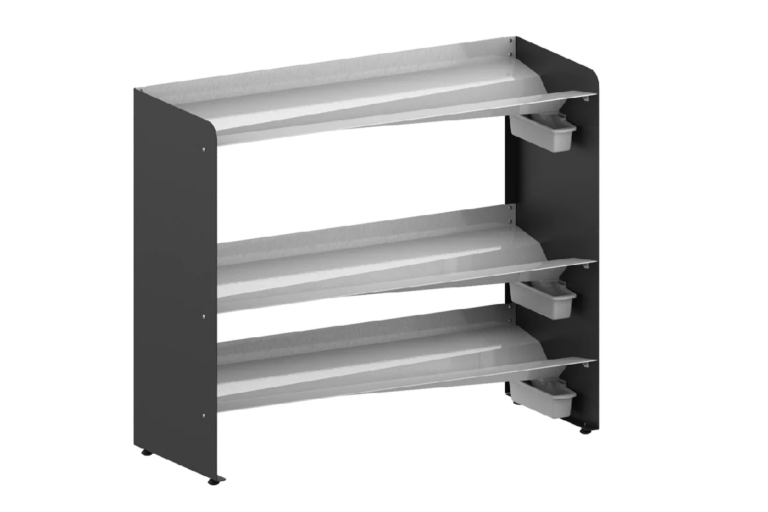 Titan boot rack 3 shelves Distrimar